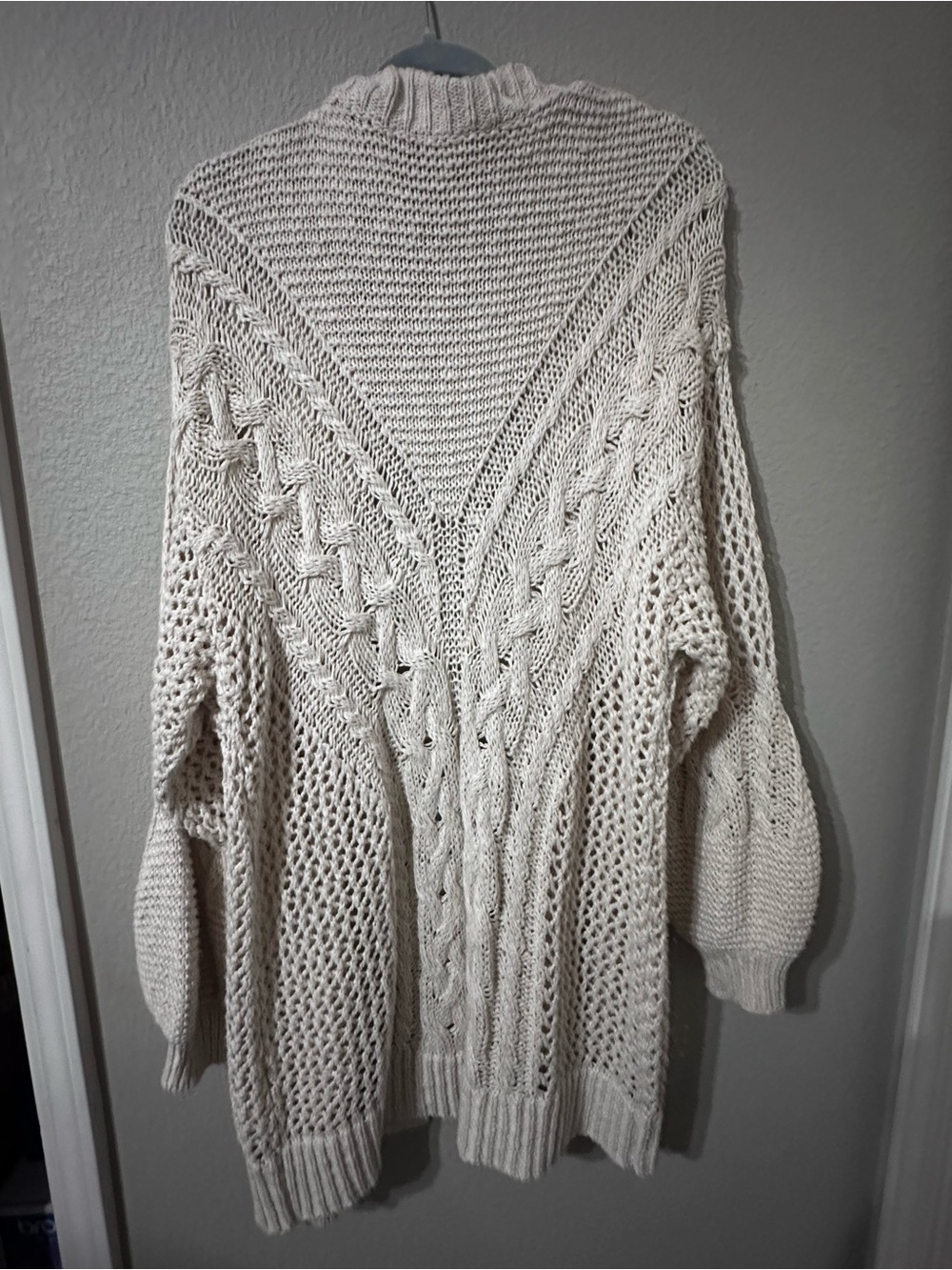 Taletha Belted Open-Knit Sweater Cardigan - Picture 8 of 11